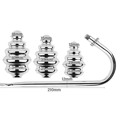 Set Ribbed Screw-in 8826 Hook Anal GreatBenefit 0724
